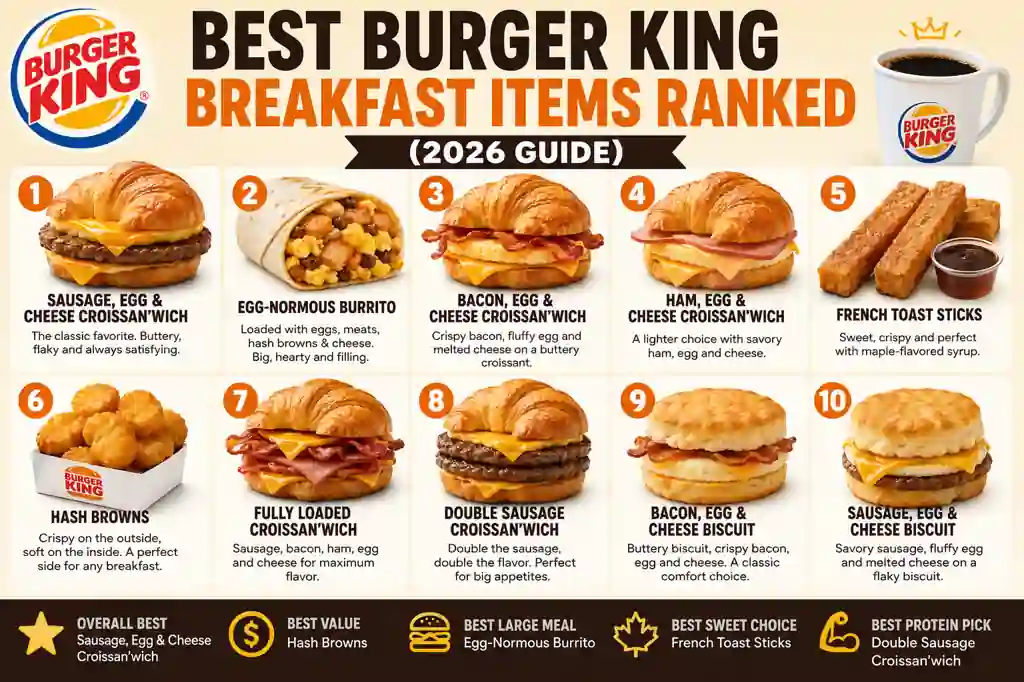 Best Burger King Breakfast Items