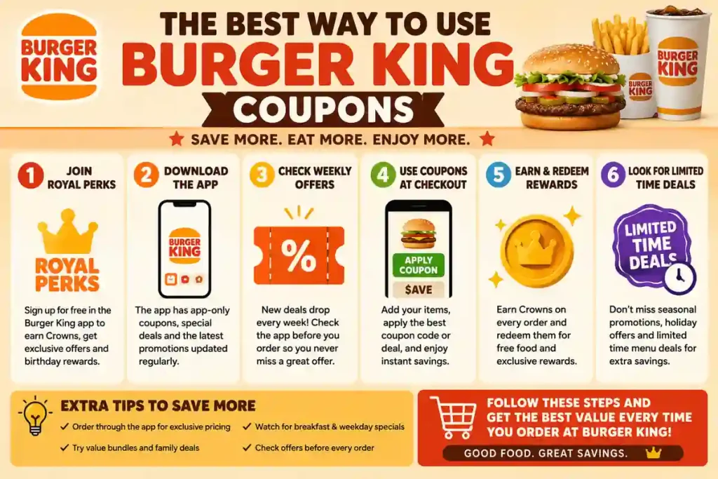 Best way to use Burger King coupons in 2026 — Complete USA Savings Guide