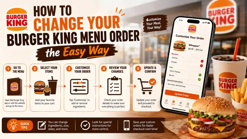How to Change Your Burger King Menu Order the Easy Way 2026